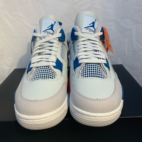 *Sold* Nike Air Jordan 4 Retro 2024 Military Blue Industrial Blue FV5029-141 - Picture 5 of 15